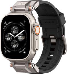 Spigen Durapro Armor Λουράκι Σιλικόνης Μαύρο (Apple Watch Ultra 49mm) από το e-shop