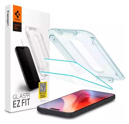 Spigen GLAS.tR EZ FIT 2τμχ (iPhone 17 / 17 Pro / 16 Pro)