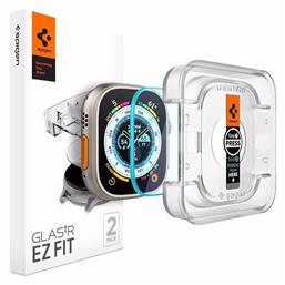 Spigen GLAS.tR EZ Fit 2τμχ Tempered Glass για το Apple Watch Ultra 49mm 2τμχ AGL05556