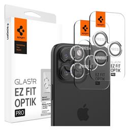 Spigen Glas.tR EZ Fit Optik Pro Προστασία Κάμερας Tempered Glass για το iPhone 16 Pro / 16 Pro Max