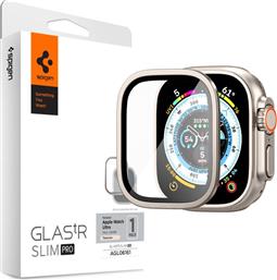 Spigen Glas.TR Slim Pro Μεταλλική Θήκη Titanium για το Apple Watch Ultra 49mm