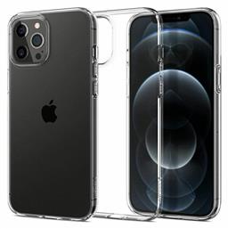 Spigen Liquid Crystal Back Cover Σιλικόνης Crystal Clear (iPhone 12 / 12 Pro)