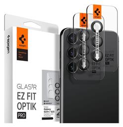 Spigen Optik Pro 2pcs Προστασία Κάμερας Tempered Glass για το Galaxy S23 / S23+