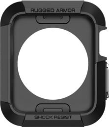 Spigen Rugged Armor Μαύρο (Apple Watch 42mm) από το Mozik