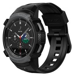 Spigen Rugged Armor Pro Θήκη Σιλικόνης σε Μαύρο χρώμα για το Galaxy Watch 4 Classic 46mm