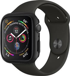 Spigen Thin Fit Πλαστική Θήκη σε Μαύρο χρώμα για το Apple Watch 44mm από το e-shop