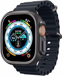 Spigen Thin Fit Πλαστική Θήκη σε Μαύρο χρώμα για το Apple Watch Ultra 49mm από το e-shop