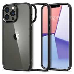 Spigen Ultra Hybrid Back Cover Πλαστικό / Σιλικόνης Matte Black (iPhone 13 Pro Max)