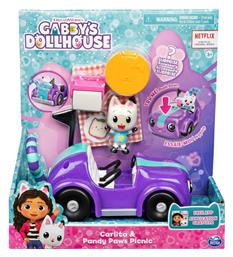 Spin Master Παιχνίδι Μινιατούρα Gabby´s Dollhouse Carlita & Pandy Paws Picnic για 3+ Ετών από το Designdrops