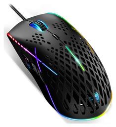 Spirit of Gamer Xpert-M100 RGB Gaming Ποντίκι 12400 DPI Μαύρο