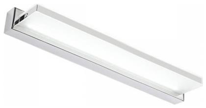 Spot Light Μοντέρνο Φωτιστικό Τοίχου με Ενσωματωμένο LED και Φυσικό Λευκό Φως σε Ασημί Χρώμα Πλάτους 42cm