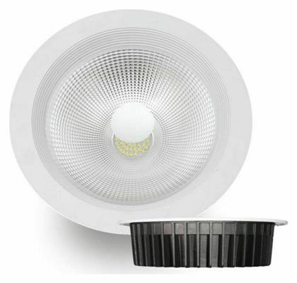 Spot Light Στρογγυλό Χωνευτό LED Panel Ισχύος 30W με Φυσικό Λευκό Φως 22x22εκ. 5836 από το Polihome