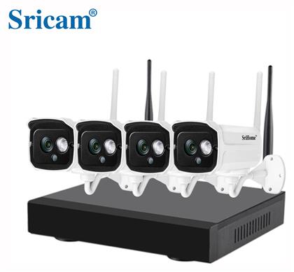 Sricam Ολοκληρωμένο Σύστημα CCTV με 4 Ασύρματες Κάμερες 1MP