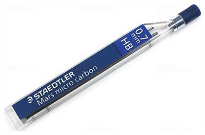 Staedtler 12 Μύτες Μολυβιού Mars Micro Carbon Πάχους 0.7mm Τύπου HB