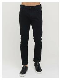 Staff Ανδρικό Παντελόνι Τζιν Cropped Skinny Fit Μαύρο