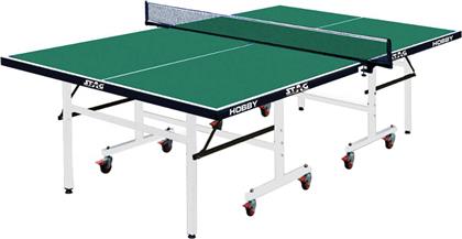 Stag School Πτυσσόμενo Τραπέζι Ping Pong Εσωτερικού Χώρου Πράσινο