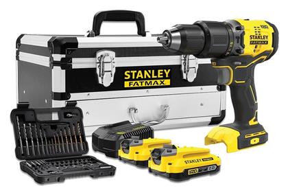 Stanley Κρουστικό Δραπανοκατσάβιδο Μπαταρίας Brushless 20V 2x2Ah