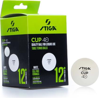 Stiga CUP 1110-2510-12 Μπαλάκια Ping Pong 12τμχ