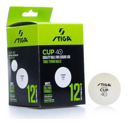 Stiga CUP Μπαλάκια Ping Pong 12τμχ