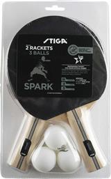 Stiga Spark 2 Σετ Ρακέτες Ping Pong για Αρχάριους Παίκτες