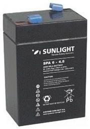 SunLight SPA 6-4.5 με Χωρητικότητα 4.5Ah και Τάση 6V 1τμχ από το Public