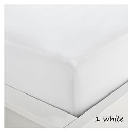 Sunshine Υπέρδιπλο 160x200+40εκ. με Λάστιχο Menta 152 1 White