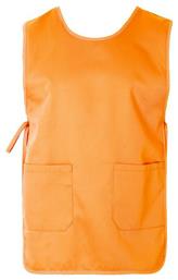 Super Market ALLY-00402B Ποδιά Εργασίας Καθαρισμού Πορτοκαλί 2490035