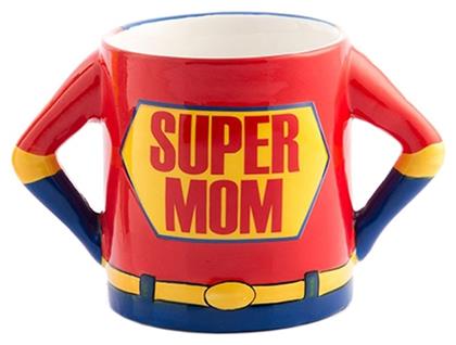 Super Mom Κούπα Κεραμική Κόκκινη