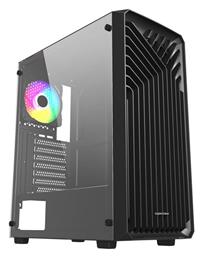 Supercase 15A Series Odin Gaming Midi Tower Κουτί Υπολογιστή με Πλαϊνό Παράθυρο Μαύρο