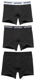 Superdry Ανδρικά Μποξεράκια Black Mix 3Pack από το Z-mall