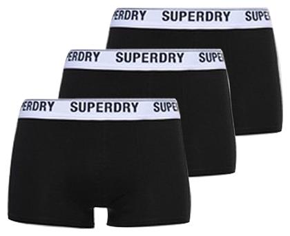 Superdry Ανδρικά Μποξεράκια Μαύρα 3Pack