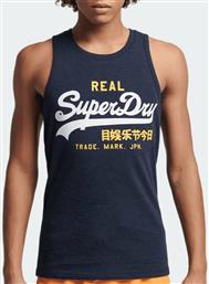 Superdry Ανδρική Μπλούζα Αμάνικη Midnight Blue από το Cosmossport