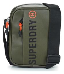 Superdry Ανδρική Τσάντα Ώμου / Χιαστί Χακί