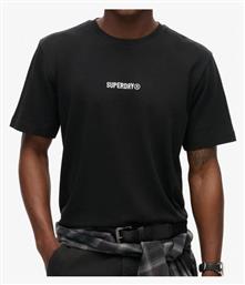 Superdry Ανδρικό T-shirt Κοντομάνικο Μαύρο