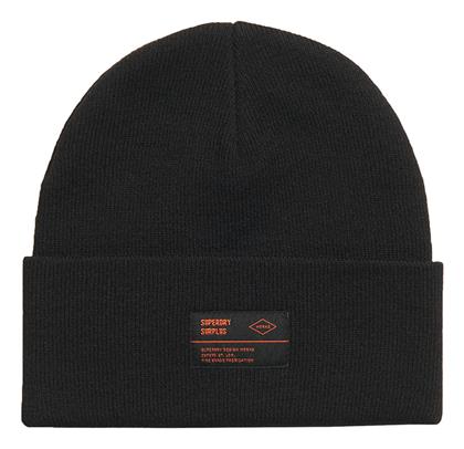 Superdry Beanie Γυναικείος Σκούφος Πλεκτός σε Μαύρο χρώμα από το ProjectShops