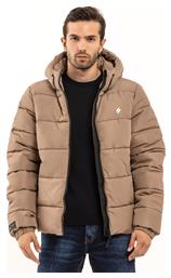 Superdry Μπουφάν Puffer Καφέ από το Z-mall