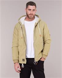Superdry Casual Μπεζ Worker Μπουφάν Με Κουκούλα από το Clodist
