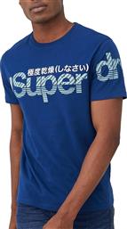 Superdry Core Split Logo M1010107B-J6P Blue από το Plus4u