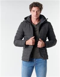 Superdry Fuji Ανδρικό Μπουφάν Puffer για Χειμώνα Μαύρο από το Spartoo