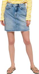 Superdry Τζιν Ψηλόμεση Mini Φούστα σε Μπλε χρώμα από το Factory Outlet