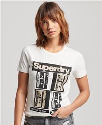 Superdry Γυναικείο T-shirt Λευκό από το Altershops