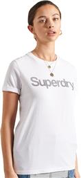 Superdry Γυναικείο T-shirt Track Gold από το Plus4u