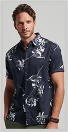 Superdry Hawaiian Hibiscus Πουκάμισο Navy Μπλε