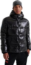 Superdry High Shine Ανδρικό Μπουφάν Puffer για Χειμώνα Μαύρο από το Delikaris-sport