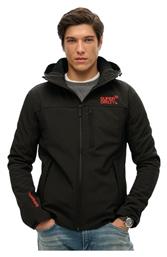 Superdry 'hooded Μπουφάν Softshell Μαύρο από το Karakikes