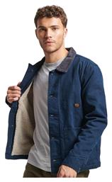 Superdry M D3 Ovin Ανδρικό Χειμωνιάτικο Μπουφάν Μπλε από το Altershops