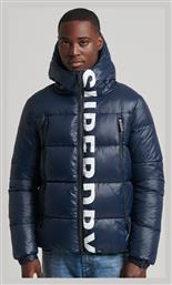 Superdry Mountain Ανδρικό Χειμωνιάτικο Μπουφάν Puffer Navy Μπλε από το Silenzio