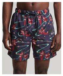 Superdry Ovin Vintage Hawaiian Ανδρικό Μαγιό Σορτς Navy Μπλε Floral από το Silenzio