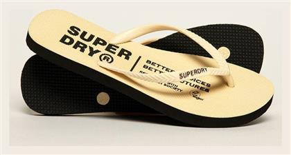 Superdry Studios Σαγιονάρες σε Μπεζ Χρώμα