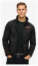 Superdry Trekker Ανδρικό Χειμωνιάτικο Μπουφάν Softshell Αδιάβροχο και Αντιανεμικό Μαυρο